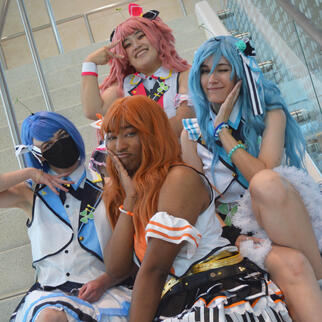 More More Jump from Project Sekai (@arirang0_ as Minori, @starluxem as Airi, and @kazoo.cosplay as Haruka) - Photo by @bokukko.cosplay More More Jump from Project Sekai (@arirang0_ as Minori, @starluxem as Airi, and @kazoo.cosplay as Haruka) - Photo by @bokukko.cosplay